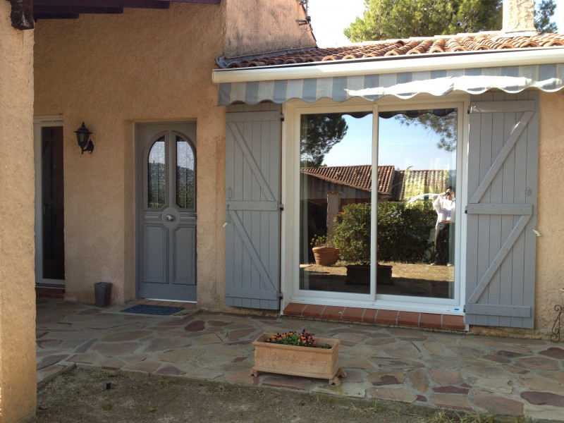 Baie coulissante pvc composite - Menuiserie Bouvet